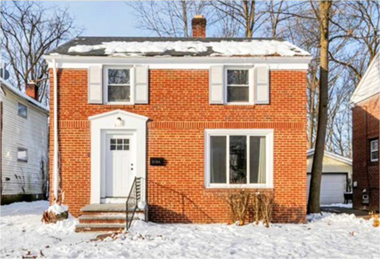 Renovated red-brick single-family home in S. Euclid, Cleveland