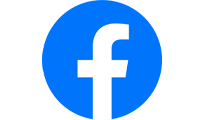 Facebook logo and score